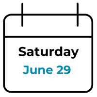 picture of calendar with date Saturday, June 29