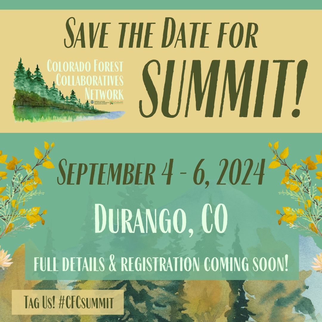 image of Save the Date for Colorado Forest Collaboratives Summit