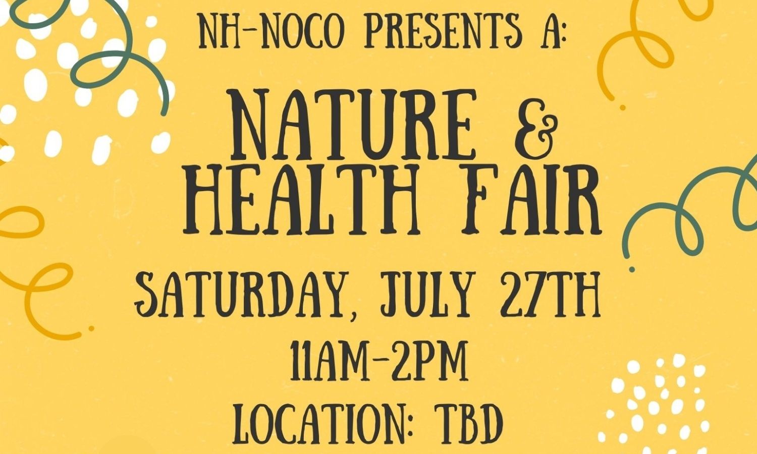Image of the Nature and Health Fair Information