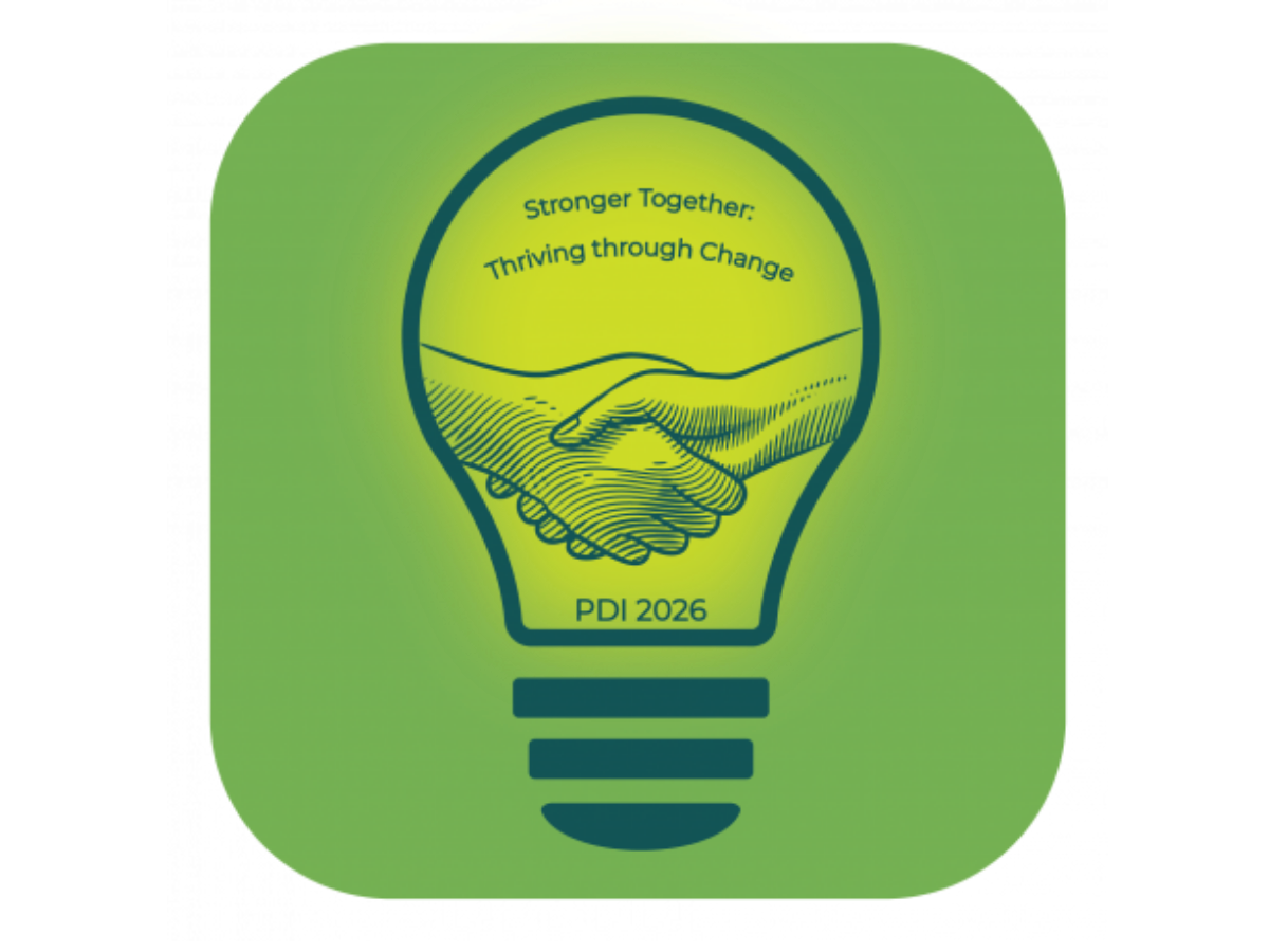 A graphic of a lightbulb with hands shaking in the middle. 