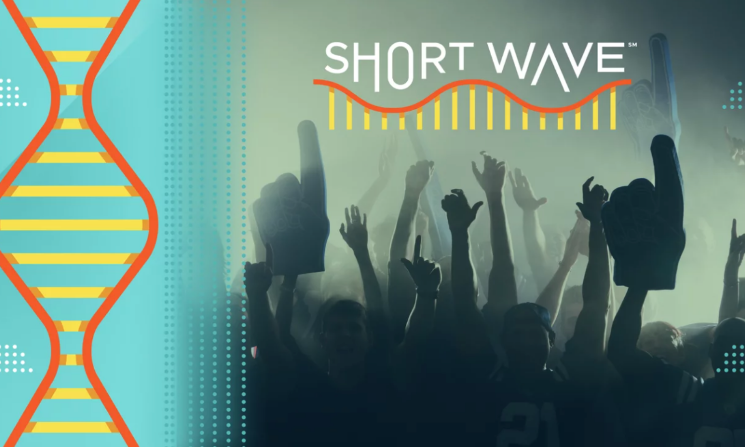 A graphic of NPR's Short Wave podcast