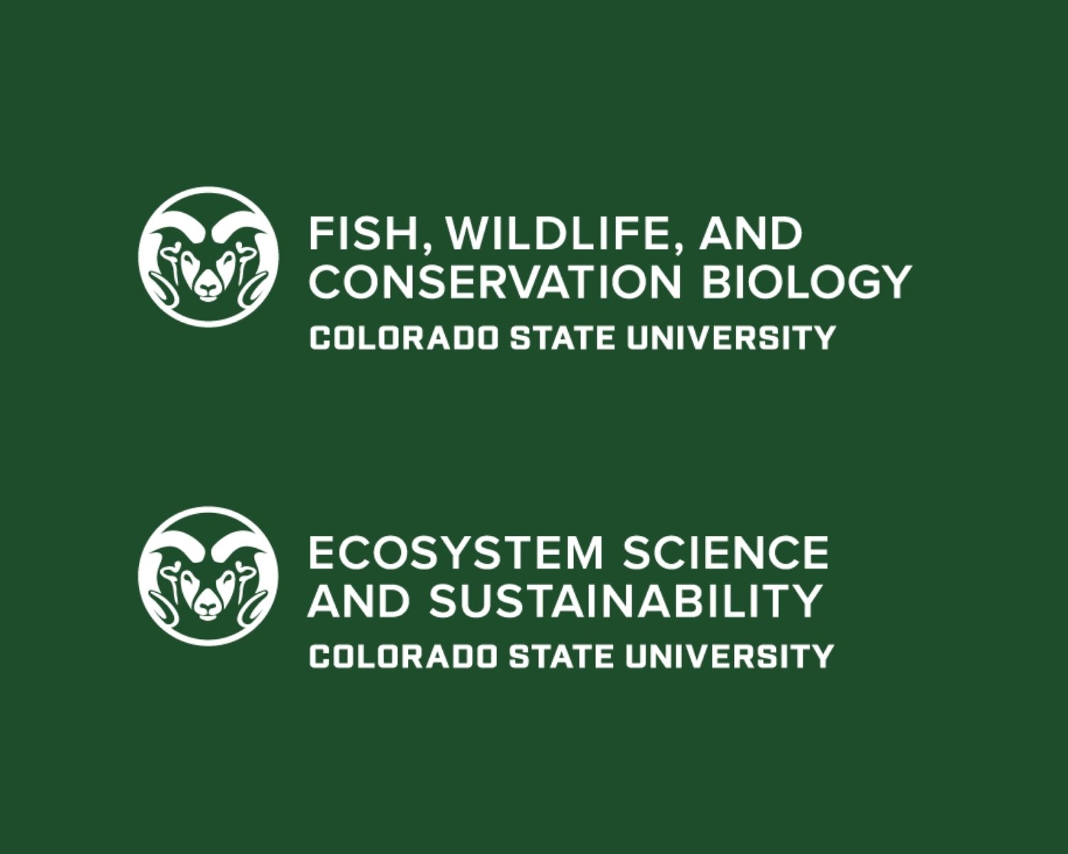 FWCB and ESS logos in white on a green background