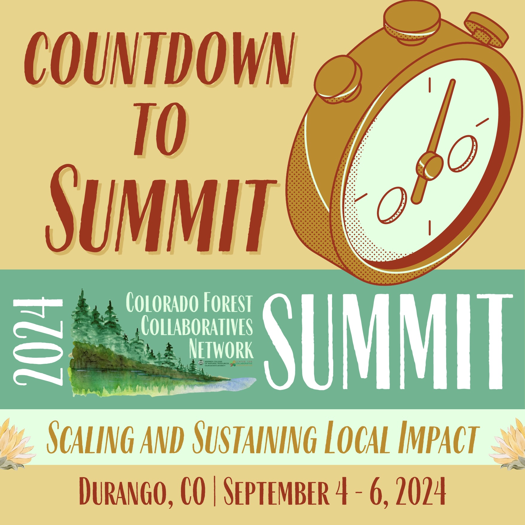 graphic for the Colorado Forest Collaboratives Summit