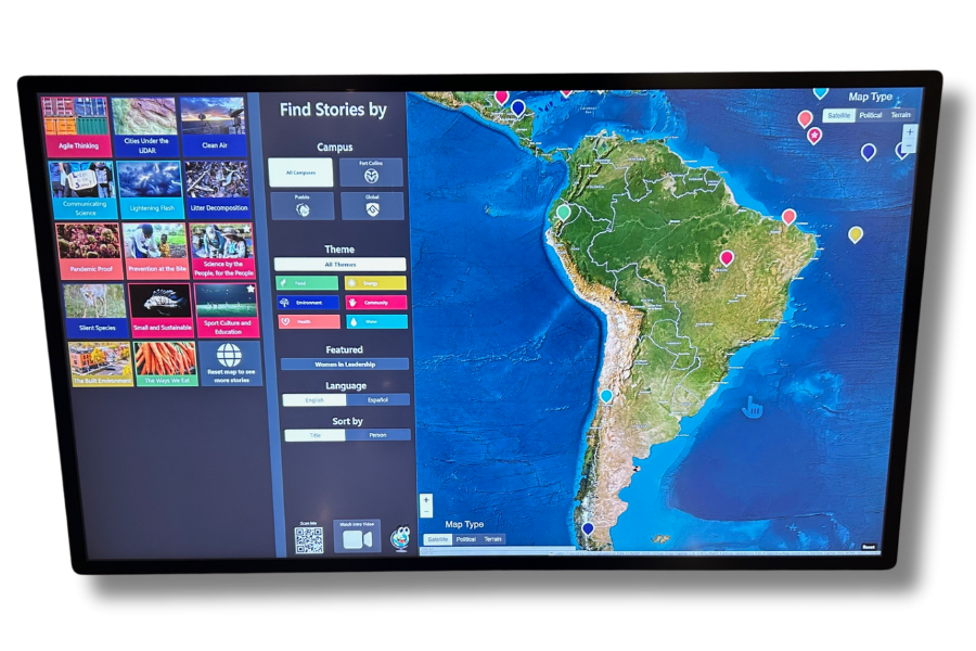 photo of the Impacto TV screen