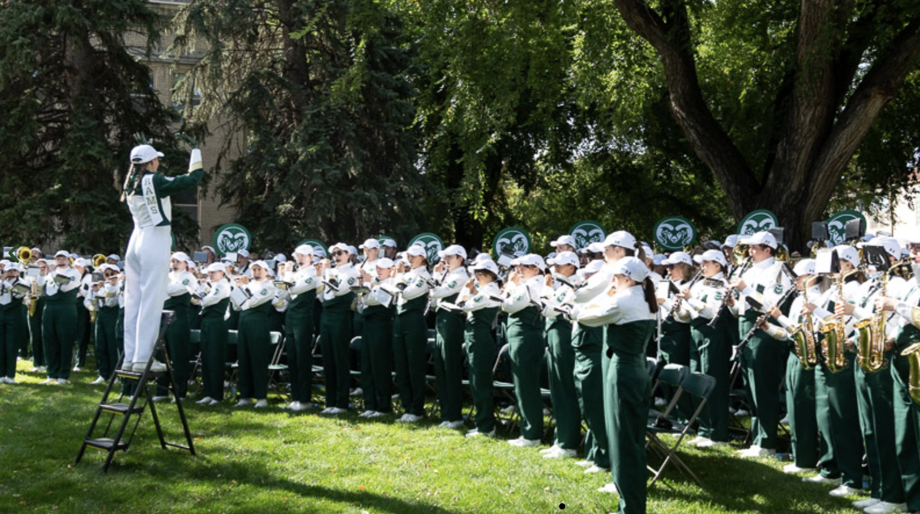 photo of the CSU marching band