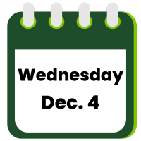 calendar icon with date: Wednesday, December 4