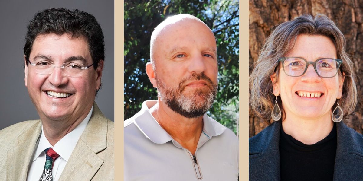 Photos of A. Alonso Aguirre, Rich Conant, and Stephanie Kampf